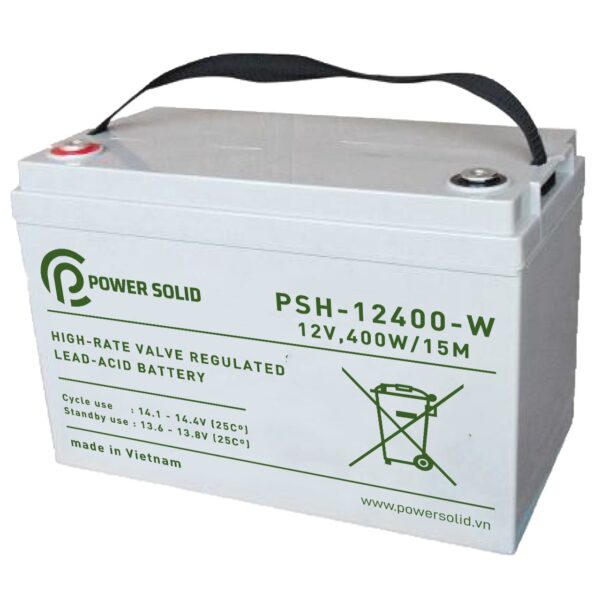 Power Solid High Rate Battery 12V 400W
