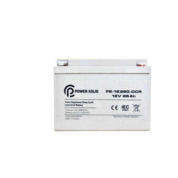 Power Solid AGM Deep Cycle Battery 12v 26Ah DCR (2)